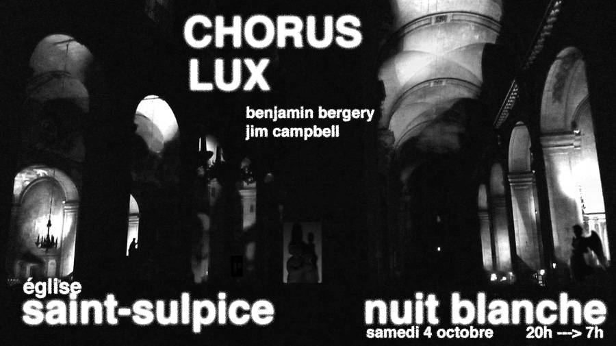 Chorus Lux by Benjamin Bergery and Jim Campbell